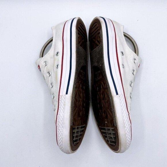 Converse All Star Chuck Taylor Youth Size 3 White Casual Comfort Walking Shoes - Picture 5 of 10